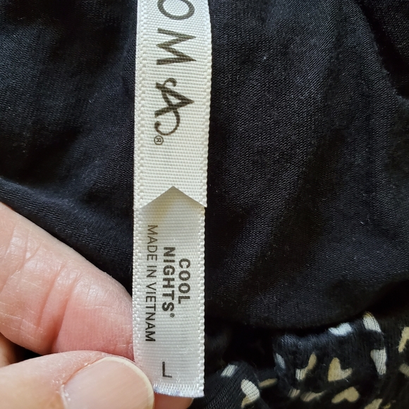 Soma Tie Waist Softness PJ Sleep Pants.  Size Large - Picture 6 of 7